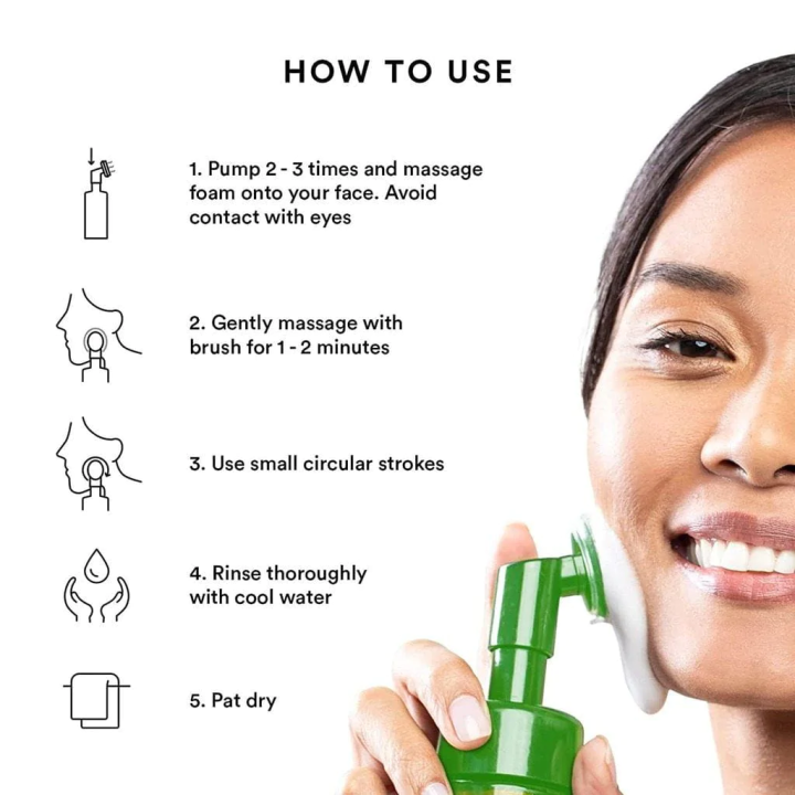 Aloe Vera Face Wash With Brush 150ML Lazada