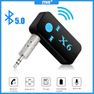 JTKE Đầu Thu Bluetooth 5.0 X6 Bộ Phụ Kiện Ô Tô AUX 3.5MM Dongle Stereo Âm Thanh Với Mic , Handfree Không Dây Adapter, Hỗ Trợ Chơi Thẻ TF thumbnail