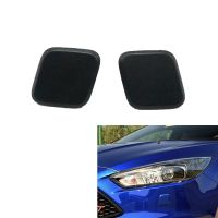 1คู่ไฟหน้ารถไฟหน้าเครื่องซักผ้าหัวฉีดสเปรย์ฝาครอบ Jet Cap สำหรับ Ford Focus MK4 2015 2016 2017 2018