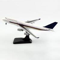 โลหะผสมอากาศยาน B747-400 Qantas และพลาสติกรุ่น1:400ของเล่นของขวัญของสะสม Diecast