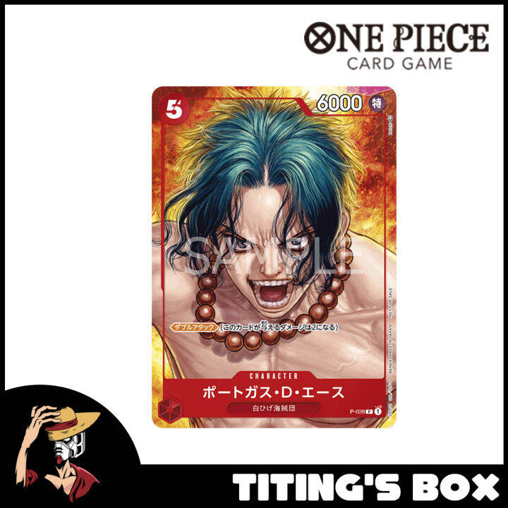 Carte Promo Portgas D. Ace P-028 - One Piece Magazine Vol. 16 - Édition Spéciale Boichi - Near Mint