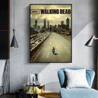 โปสเตอร์และภาพพิมพ์ของภาพยนตร์เรื่อง Walking Dead ในสไตล์คลาสสิก,ภาพสีน้ำมัน,การพิมพ์ความละเอียดสูง,ภาพศิลปะบนผนัง,ภาพห้องนั่งเล่นและ0728B3ตกแต่งบ้าน (ไร้กรอบหรือกรอบด้านใน1ชิ้น)