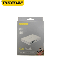 Pinsheng ตัวอ่านในบัตรเดียวหลายตัว TF CF SD XD การ์ดความจำ M2 USB2.0เกียร์ดิจิตอลความเร็วสูง SLR กล้อง Baoyijinchukou