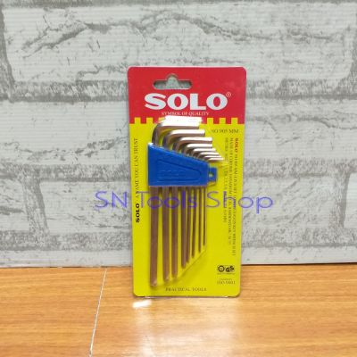 ( โปรโมชั่น++) คุ้มค่า SOLO No.905 MM กุญแจตัวแอล หุญแจหกเหลี่ยม ประแจตัวแอล ประแจหกเหลี่ยม 8 ชิ้น หัวตัด ราคาสุดคุ้ม ประแจ หก เหลี่ยม ประแจ 6 เหลี่ยม ประแจ หก เหลี่ยม หัว บอล กุญแจ หก เหลี่ยม