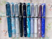 24 Colors Kaigelu 316 Smooth Acrylic Fountain Pen EF/F Nib Beautiful Marble Amber Pattern Ink Pen Writing Gift Office Business  Pens