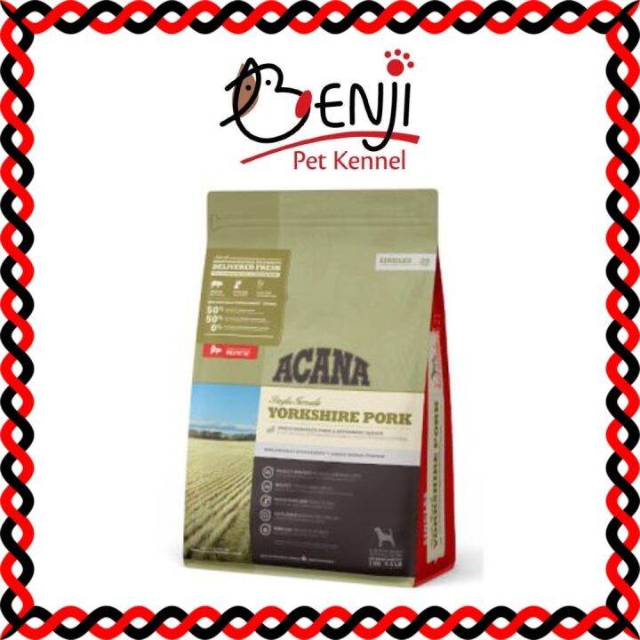 Acana Yorkshire Pork Dog Dry Food 2kg Lazada Singapore