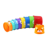 9pcs Boy Girl 2-3 Years Old Cute Home Hands Eyes Coordination Stacking Cup Training Early Educational Toddlers Toy Nesting