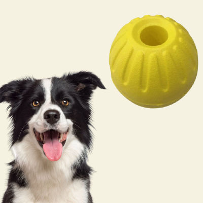 ลูกบอล EVA แข็งของเล่นฝึกสุนัขลูกบอลน้ำลอยน้ำแข็งแรงทนทานของเล่นสำหรับสุนัขสำหรับทำความสะอาดฟันของเล่นเคี้ยว