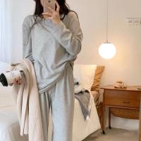 Fernan Loungewear Casual Pajamas for Women Autumn Brief Lazy Sports Style Pijama Set Woman 2 Piece Sleepwear Long Sleeve Pyjamas