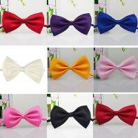 Boy Kid Child Infant Solid Color Wedding Tuxedo Bowties Tie