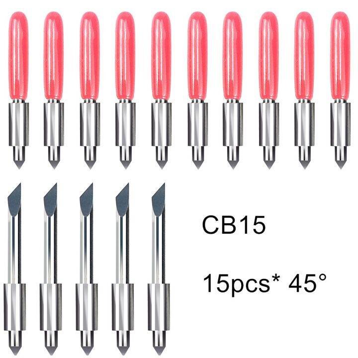 15pcs 45 Degree Graphtec CB15 Plotter Blade Vinyl Cutter Knife For ...