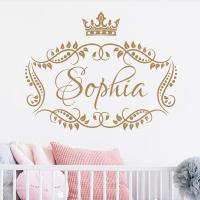 [COD] Custom Name Wall Decal Vinyl Lettering Mural Room Wallpapers Personalized LC1219