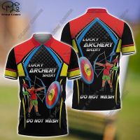 2023 PLstar Cosmos 3D printed archery fan polo summer street top sleeveless T-shirt sports series