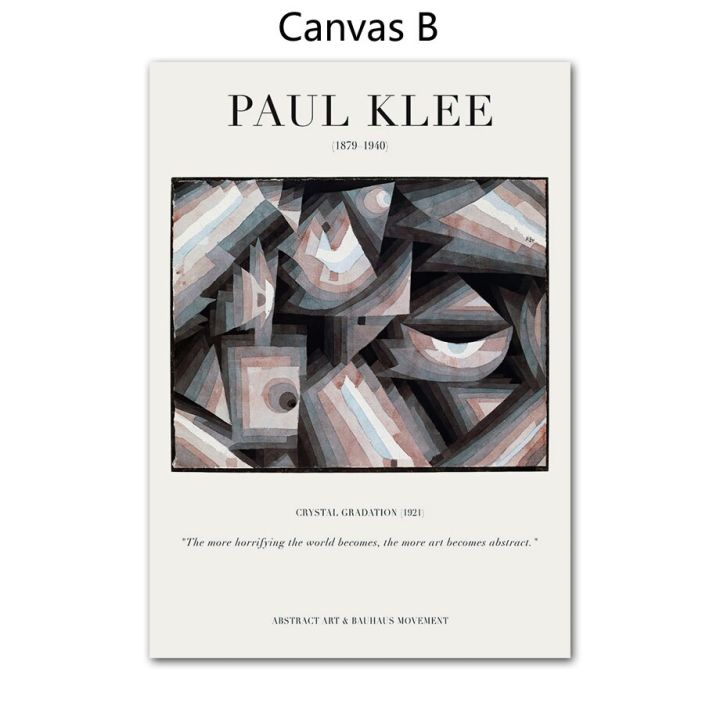 paul-klee-บทคัดย่อเรขาคณิตนิทรรศการผนังศิลปะพิมพ์ผ้าใบจิตรกรรมวินเทจอร์ดิกโปสเตอร์สำหรับห้องนั่งเล่นตกแต่ง