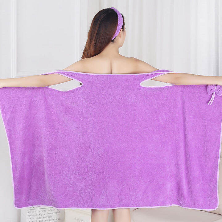 plus-size-40-100kg-wearable-bathrobes-for-women-microfiber-soft-absorbent-bath-towel-household-bathroom-sauna-quick-dry-towels