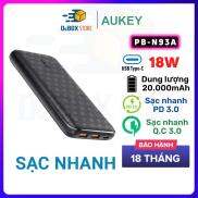 Sạc Dự Phòng Aukey PB-N93A N93 20000mAh Cổng USB