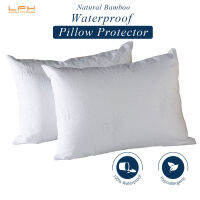 หมอนไม้ไผ่ป้องกันกันน้ํา 50x70 ซม. ซื้อ 1 ฟรี 1 ซิปหมอนหนุน เคส Waterproof Pillow Protector