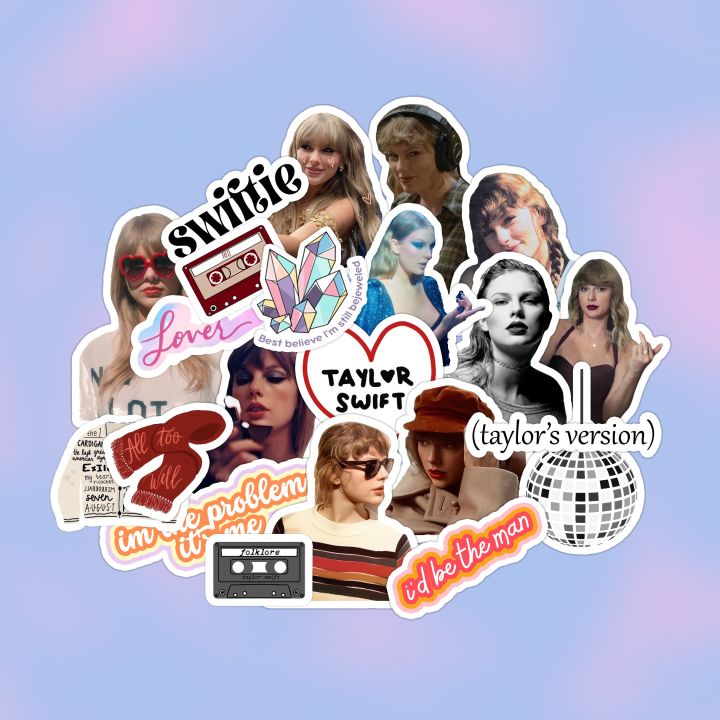 16/25pcs Taylor Allison Swift Album Sticker Pack | Lazada PH