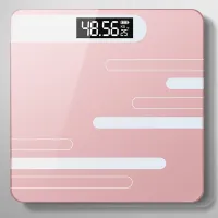 Weight Scale Bathroom Fat Glass Precise Electronic Smart LED Display Human Body Digital Major Display Shows Weather Temperature