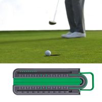 ☁❅ ldqnk2 1PC Plastic Distance Putting Rail Aid Trainer Course Alignment