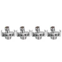 4X Adjusting the Angle of Intake Pipe Copper Shower Head Angled Curved Foot Eccentric Screw Corner Faucet Accessor A