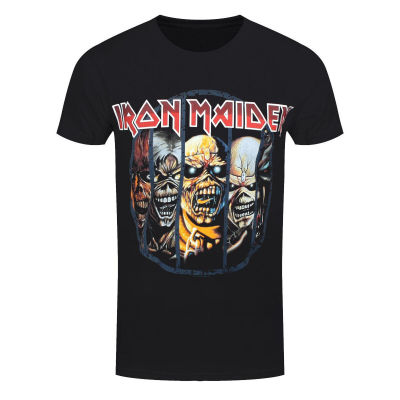 Iron Maiden Tshirt Eddie Evolution Rock Band New Black Official