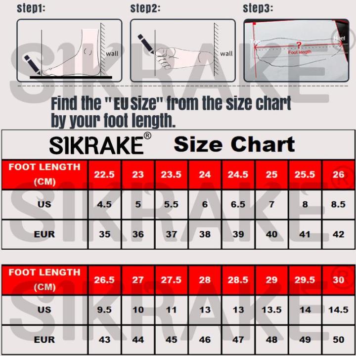 sikrake-รองเท้าฟุตบอล-รองเท้าฟุตซอล-รองเท้าสตั๊ด-สำหรับผู้ชาย-ไซส์35-45