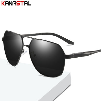 New Men Polarized Sunglasses UV400 Sun Glasses Aluminum-Magnesium Alloy Eyeglasses FramesFishing Sunshade Night Vision Eyewear