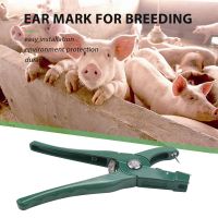 Livestock Animal Ear Tag Pliers, with Number 001-100 Ear Tags and 3 Pins, for Installing Cattle Sheep Pigs Ear Tags