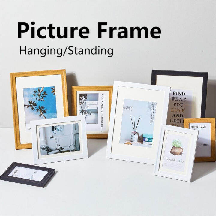 Picture Frame Wooden Decor Photo Frame Wall Table Decor Picture Frame 6 ...