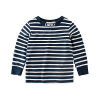 [COD] 27KIDS childrens 2022 autumn t-shirt girls bottoming baby clothes striped one generation