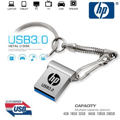 🔥จัดส่งฟรี + COD🔥SUPER Mini HP เพ็นไดรฟ์โลหะ USB แฟลชไดรฟ์4Gb 16GB 32GB 64GB 128GB 256GB ไดร์ฟปากกา USB 3.0ไดรฟ์หน่วยความจำขนาดเล็ก U Disk Cle Usb