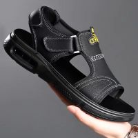 2023 Summer New Mens Leather Casual Sandals Sports Driving Outside Beach Shoes for Men Fashion Zapatos Hombre Male Sandals