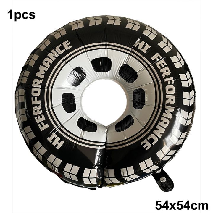 lamontuo-ลูกโป่งฟอยล์รูปรถแข่งรถแข่งลูกโป่งวันเกิดย้อนยุค-ลูกโป่งลายรถแข่งขนาดใหญ่จำนวน1-2-3-4-5-6ของตกแต่งปาร์ตี้