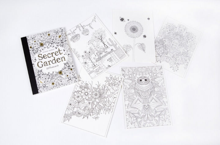 original-secret-garden-20-postcards-secret-garden-coloring-book-20-postcards-coloring-book