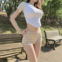 tfu336336 ขายดีที่สุด - /۞♗ Temperament stretch slim low waist suede athleisure 2022 new fashion casual