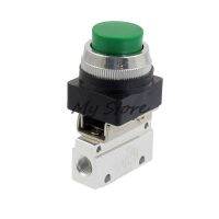 QDLJ-1/8" Pt Thread 2 Position 3 Way High Push Green Button Momentary Pneumatic Valve Mov-321ppl Mechanical Valve