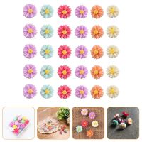 30 Pcs Thumbtack Household Flower Pushpins Portable Daisy Tacks Poster Supply Chrysanthemum Metal Clips Pins Tacks