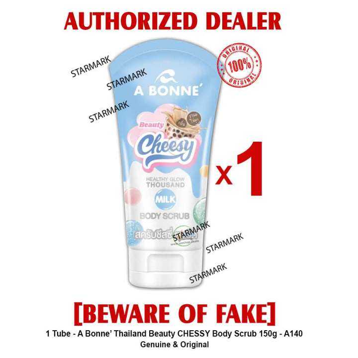 Abonne Beauty CHEESY Healthy Glow Thousand Milk Body Scrub Scrubs 150g