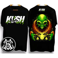 original KUSH เสื้อลายวินเทจ(สีดำ) classic COTTON kush clothing แขนสั้นอินเทรนด์ เสื้อผู้ชาย/ผู้หญิง จัดส่งจากประเทศไทย พร้อมสำหรับการจัดส่ง