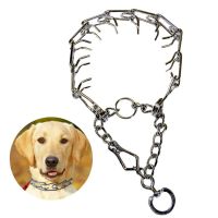 Large Dog Prong Collar Training Metal Gear Pinch For Tips Adjustable Maximum Strength, Will Not Rust Or Break