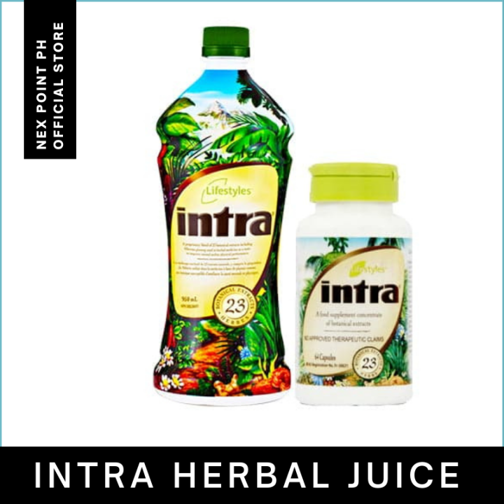 Lifestyles INTRA Herbal JUICE 950ml Intra's Precise Formula Of 23