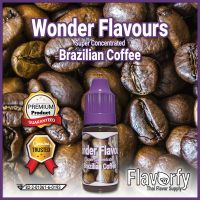 Wonder Flavours Brazilian Coffee SC - กลิ่นกาแฟบราซิล (เข้มข้น) - กลิ่นผสมอาหาร - ผ่านการรับรองจาก อย. ประเทศไทย บรรจุและขายโดย Flavorfy กลิ่นผสมอาหารอเนกประสงค์ เหมาะสำหรับ ลูกอม, กัมมี่, น้ำผลไม้, เบเกอรี่, ไอศครีม, ของเหลวอื่่นๆ