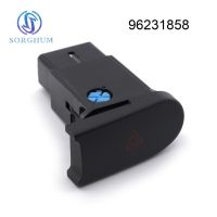 ‘；。【’； Sorghum 96231858 Double Flash Emergency Light Switch Hazard Warning Light Switch For Daewoo Lanos Hatchback Sedan 1997- Car Part