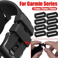 วง Tali Jam Tangan Silikon นุ่มห่วงตัวรักษาความปลอดภัยสำหรับ Garmin Fenix 7 6 5 Garmin 935 945x แหวนตัวถือตัวยึดความปลอดภัยของสายนาฬิกาอัจฉริยะ