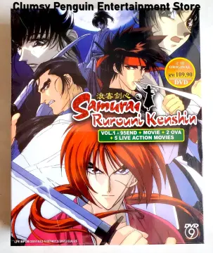 DVD Anime Samurai X Rurouni Kenshin Vol.1-95 End + Movie + 2 OVA + 5 Live  Action