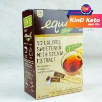 [Keto] อิควลสตีเวีย สารสกัดจากหญ้าหวาน Equal Stevia บรรจุ 100 ซอง KinD Keto