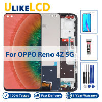 6.57 "สำหรับ Oppo Reno4 Z 5กรัม Reno 4 Z CPH2065ขนาดหน้าจอ LCD กรอบ + สัมผัสแผง Digitizer สำหรับ Oppo Reno4Z 5กรัม Reno 4z