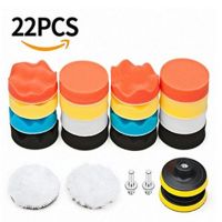 Polishing Buffing Pad Kit Auto Car Polishing Wheel Kit Buffer With Drill Adapter Car Removes Scratches