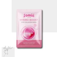 (1ซอง) มาร์คหน้าโซมิน Somin Vita Hydro Boost Hya Collagen Mask โซมิน ไวต้า มาส์กคอลลาเจน มาร์คโซมิน